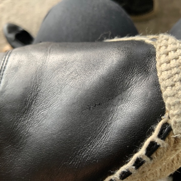 🖤SAINT LAURENT NAPPA, PLATFORM ESPADRILLES - Picture 5 of 7